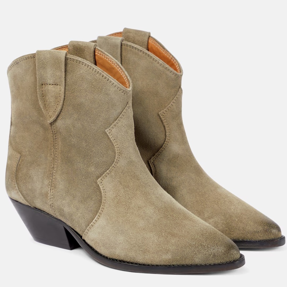 Isabel Marant Tan Heeled Boots